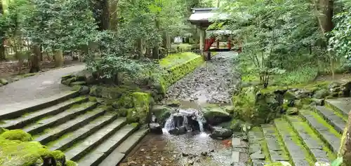 彌彦神社の庭園