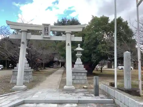 和爾良神社の鳥居