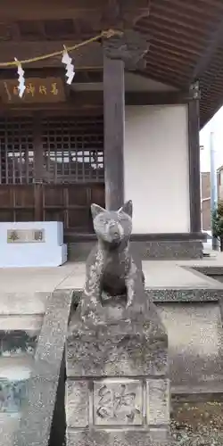 善行神社の狛犬