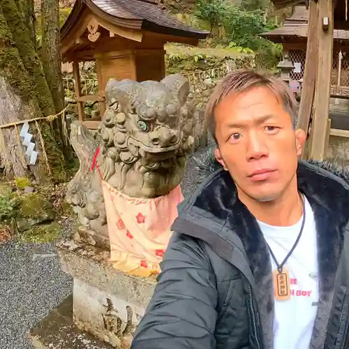 貴船神社奥宮の狛犬