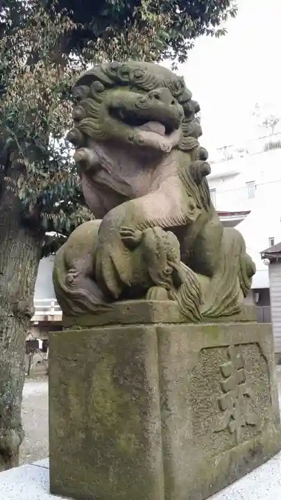 皆中稲荷神社の狛犬