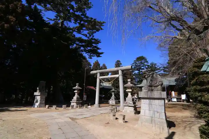 三春大神宮の鳥居