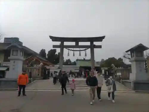 難波大社　生國魂神社の鳥居
