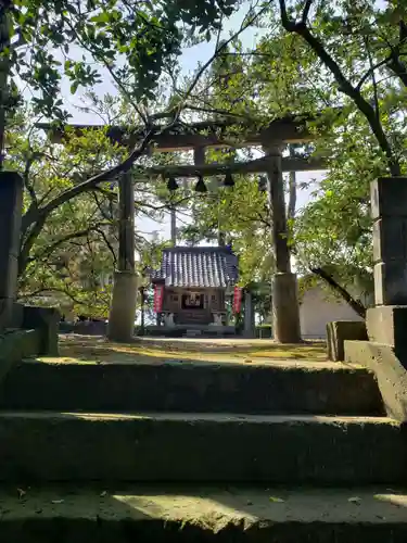 惣社白山神社の鳥居