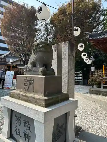 川越熊野神社の狛犬