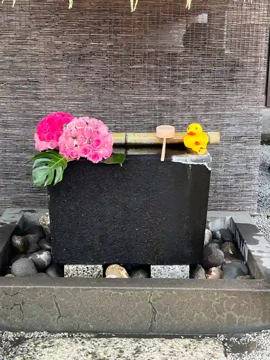 上尾御嶽神社の手水舎