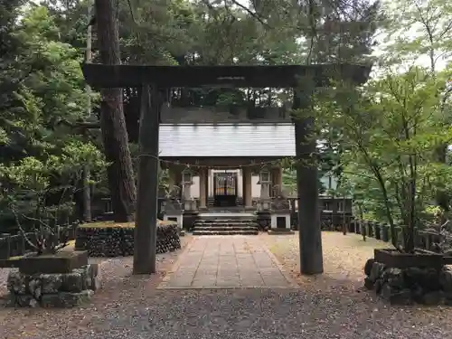 小河内神社の鳥居