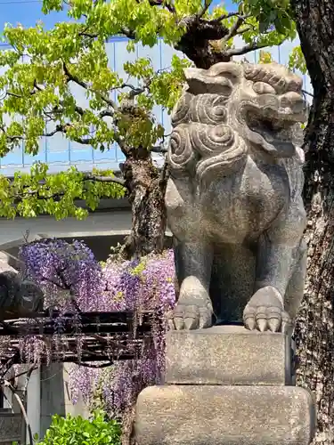 六孫王神社の狛犬