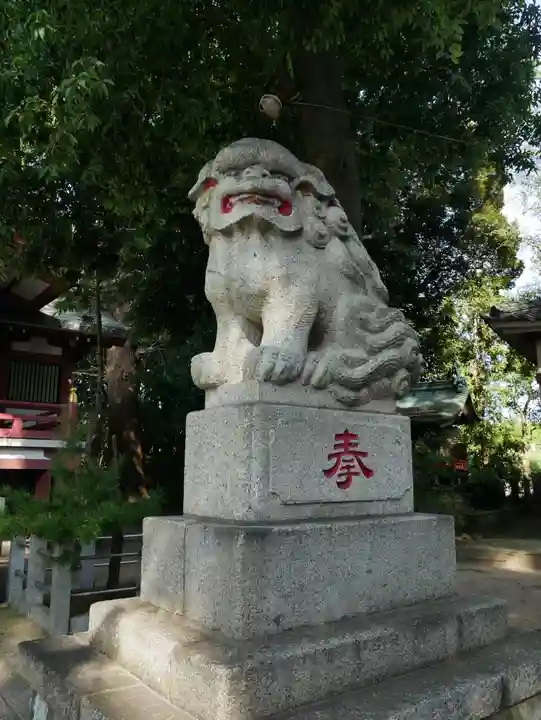 葛西神社の狛犬