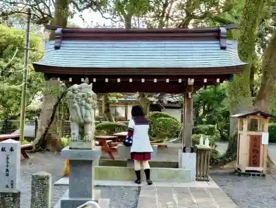 千栗八幡宮の手水舎