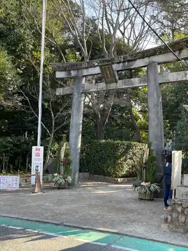 伊和志津神社の鳥居