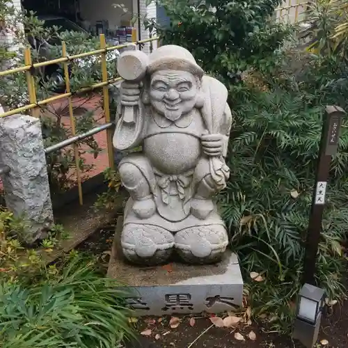 成子天神社の像