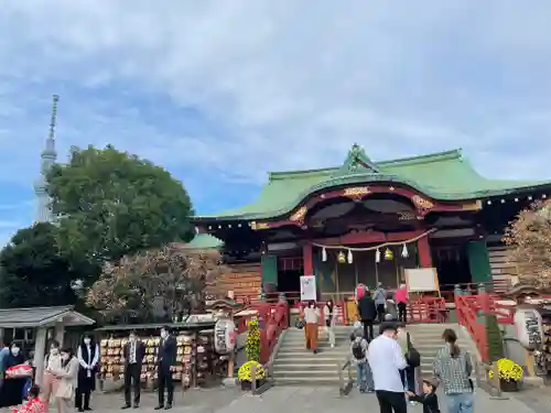 亀戸天神社の本殿・本堂