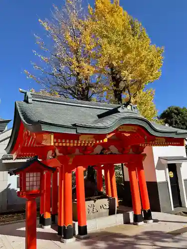 穴八幡宮の手水舎