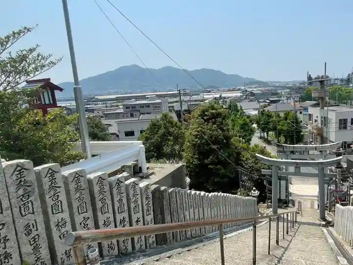 藤ノ木白山神社の鳥居
