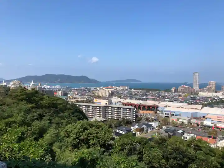 鷲尾愛宕神社の景色