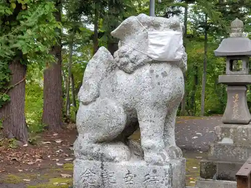 八幡神社の狛犬