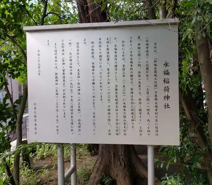 永福稲荷神社の歴史