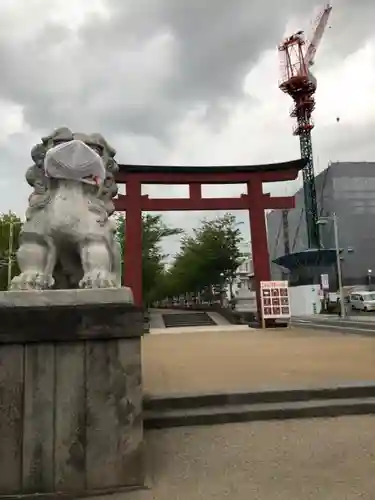 鶴岡八幡宮の狛犬