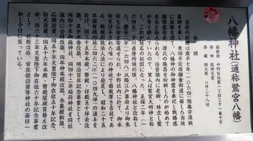 鷺宮八幡神社の歴史