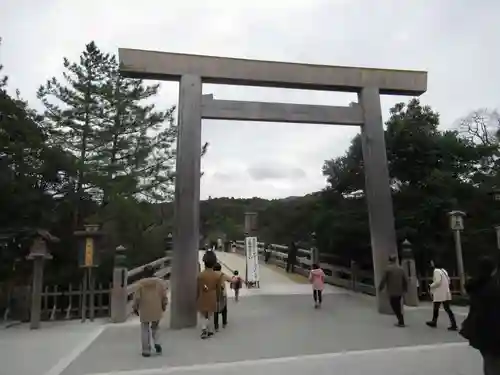 伊勢神宮内宮（皇大神宮）の鳥居