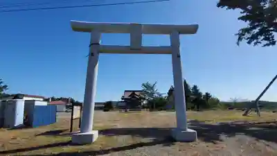 追分八幡神社の鳥居