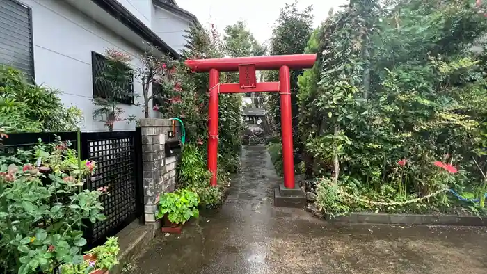 大六天神社の鳥居