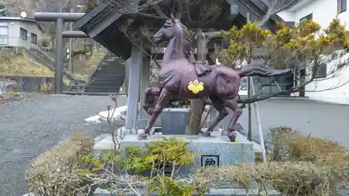 浦河神社の狛犬