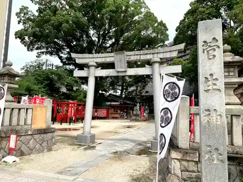 菅生神社の鳥居