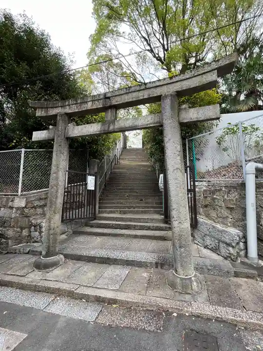 安居神社の鳥居