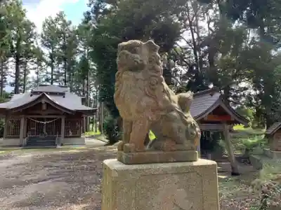 羽雄神社の狛犬