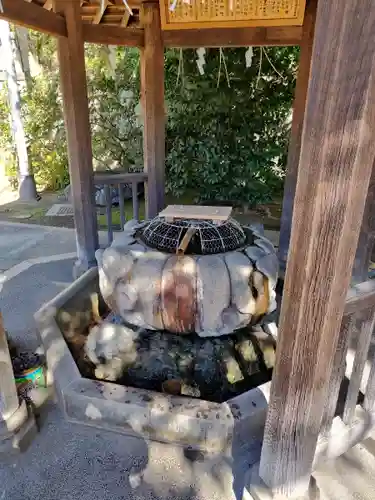 五條天神社の手水舎