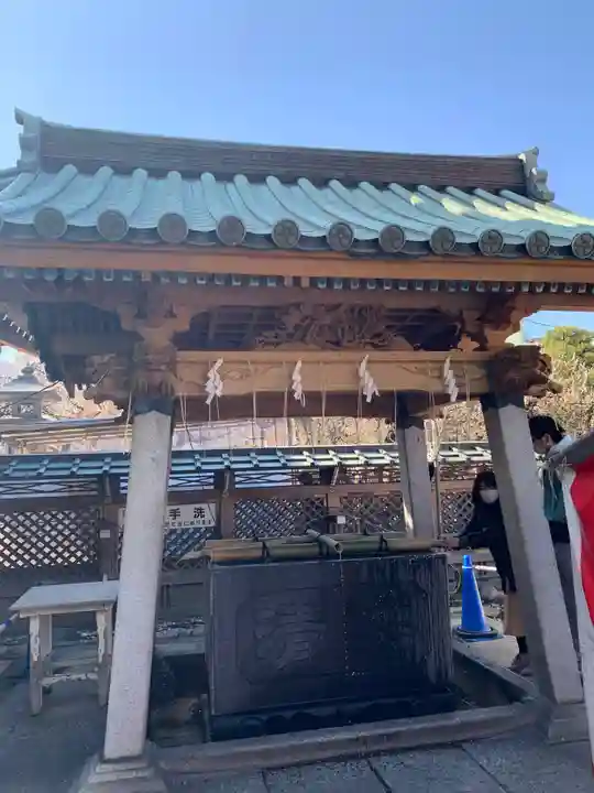 湯島天満宮の手水舎