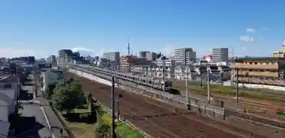 天祖神社の周辺