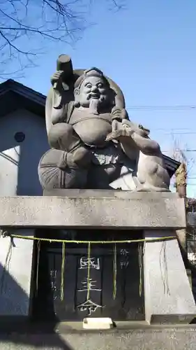 田中稲荷愛宕神社の像