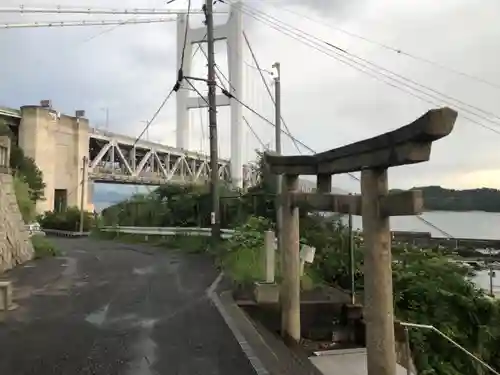 田土浦坐神社の鳥居