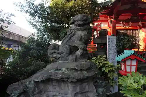 大島稲荷神社の狛犬