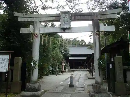 忍　諏訪神社・東照宮　の鳥居