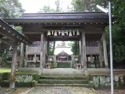 加知彌神社の山門・神門