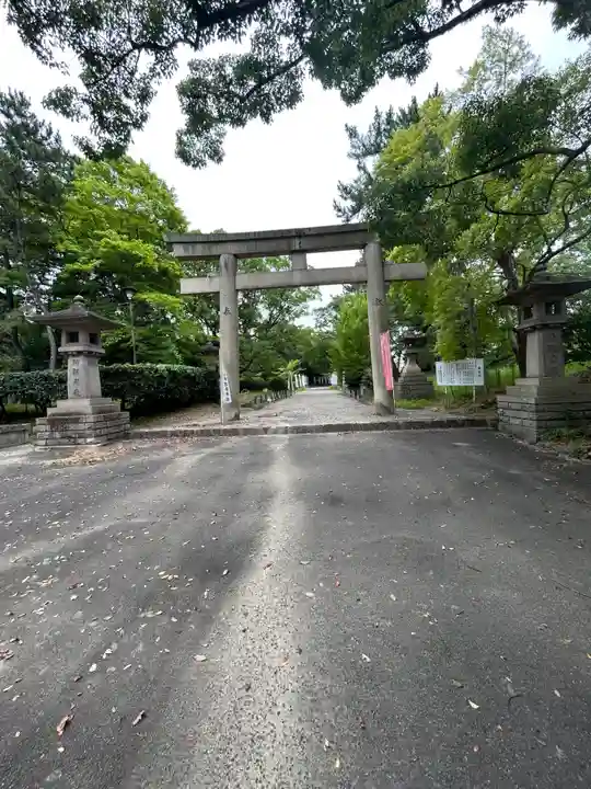 和歌山縣護國神社の鳥居