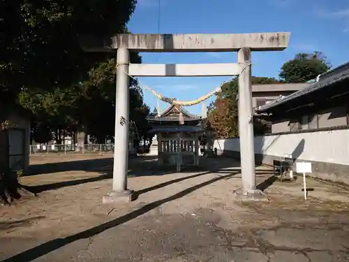 八王子社の鳥居