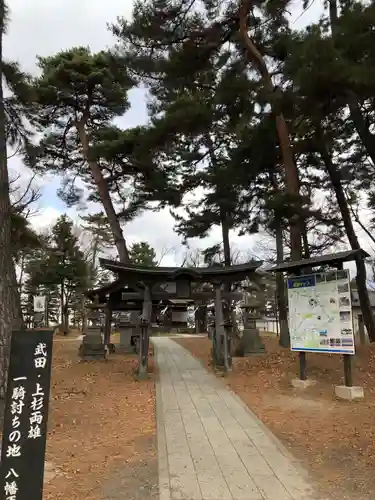 川中島古戦場八幡社の鳥居