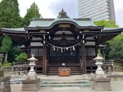 落合白山神社の本殿・本堂