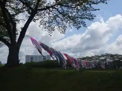 新町神炊館神社の周辺