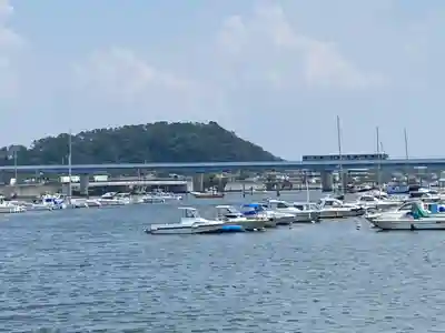琵琶島神社の周辺