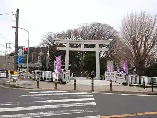 白旗神社の鳥居