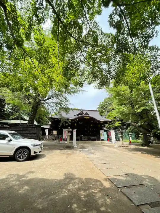 渋谷氷川神社の本殿・本堂