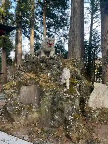 富士山東口本宮 冨士浅間神社の狛犬