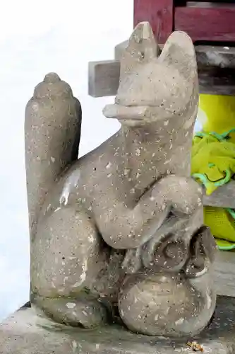 相馬妙見宮　大上川神社の狛犬