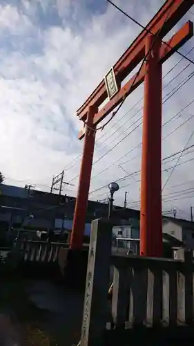 蒲原神社の鳥居